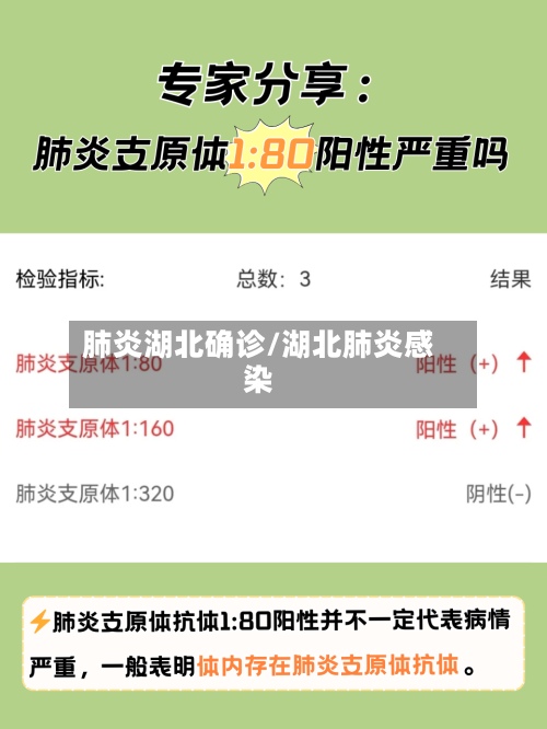 肺炎湖北确诊/湖北肺炎感染