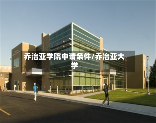 乔治亚学院申请条件/乔冶亚大学