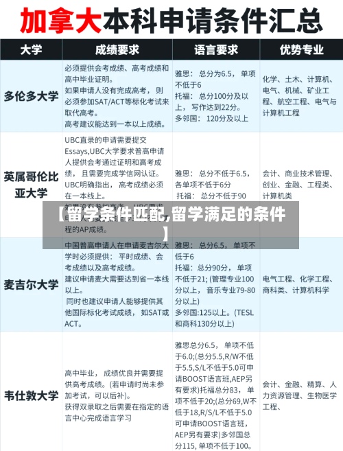 【留学条件匹配,留学满足的条件】-第3张图片