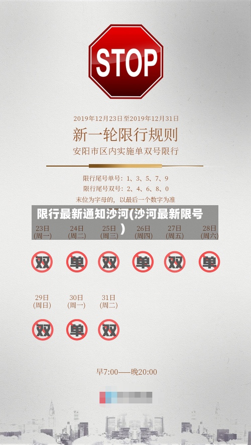 限行最新通知沙河(沙河最新限号)-第3张图片