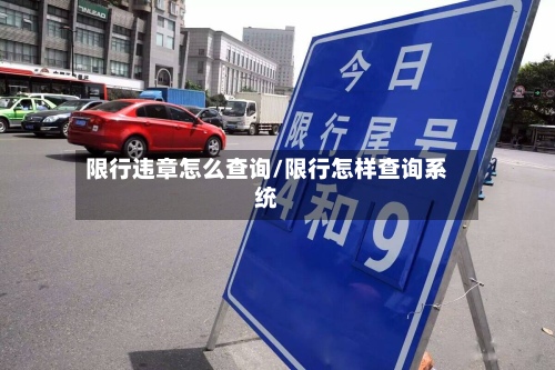 限行违章怎么查询/限行怎样查询系统