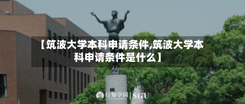 【筑波大学本科申请条件,筑波大学本科申请条件是什么】