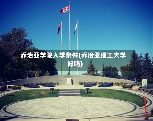 乔治亚学院入学条件(乔冶亚理工大学好吗)