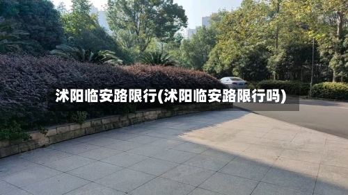 沭阳临安路限行(沭阳临安路限行吗)-第2张图片