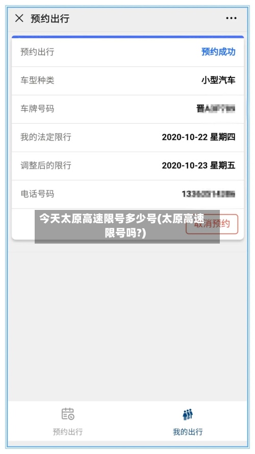 今天太原高速限号多少号(太原高速限号吗?)-第2张图片