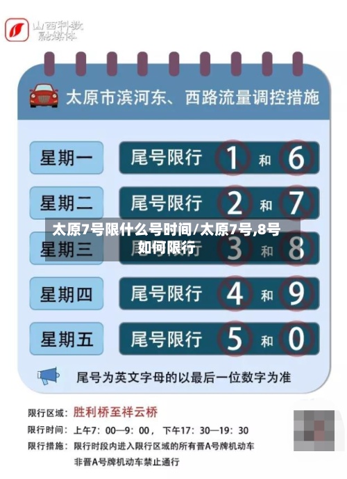 太原7号限什么号时间/太原7号,8号如何限行-第2张图片