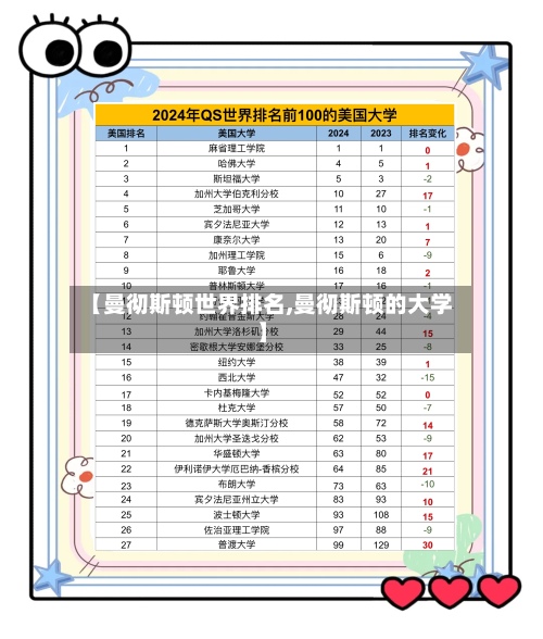 【曼彻斯顿世界排名,曼彻斯顿的大学】