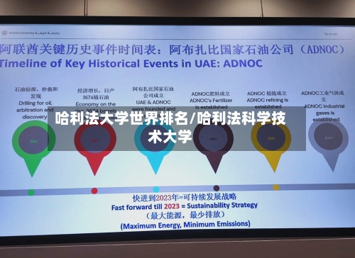 哈利法大学世界排名/哈利法科学技术大学-第2张图片