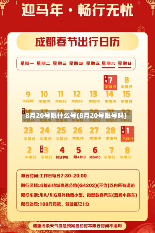8月20号限什么号(8月20号限号吗)