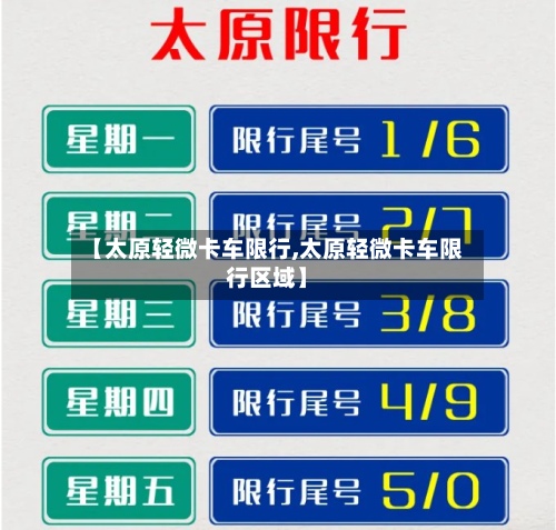 【太原轻微卡车限行,太原轻微卡车限行区域】